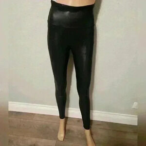 SPANX FAUX LEATHER LEGGINGS